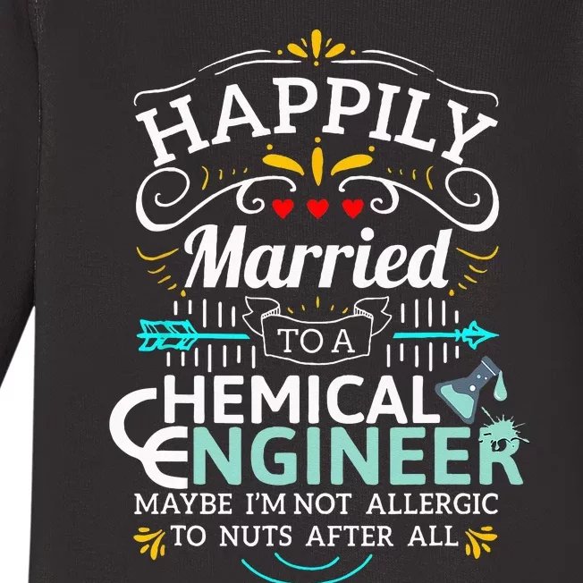 Engineering Married To An Chemical Engineer Baby Long Sleeve Bodysuit