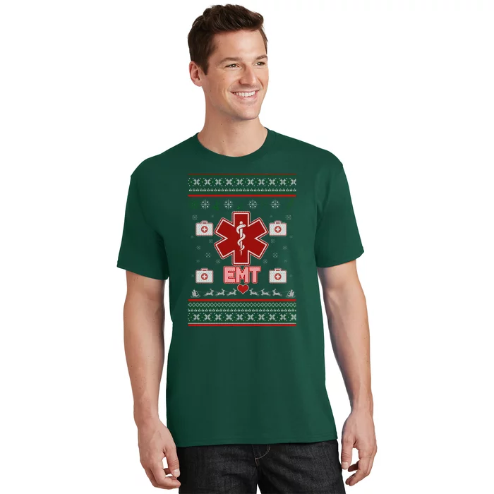 EMT Medic Ugly Christmas Sweater T-Shirt