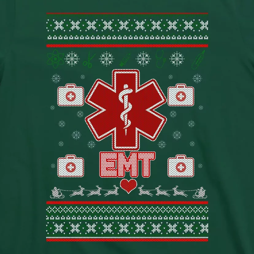 EMT Medic Ugly Christmas Sweater T-Shirt