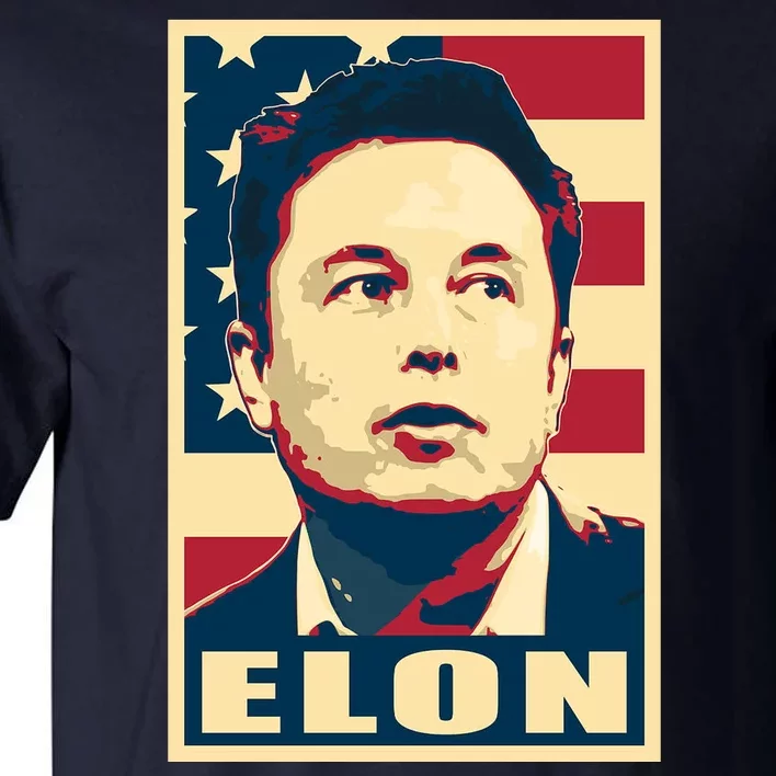 Elon Musk USA Retro Tall T-Shirt