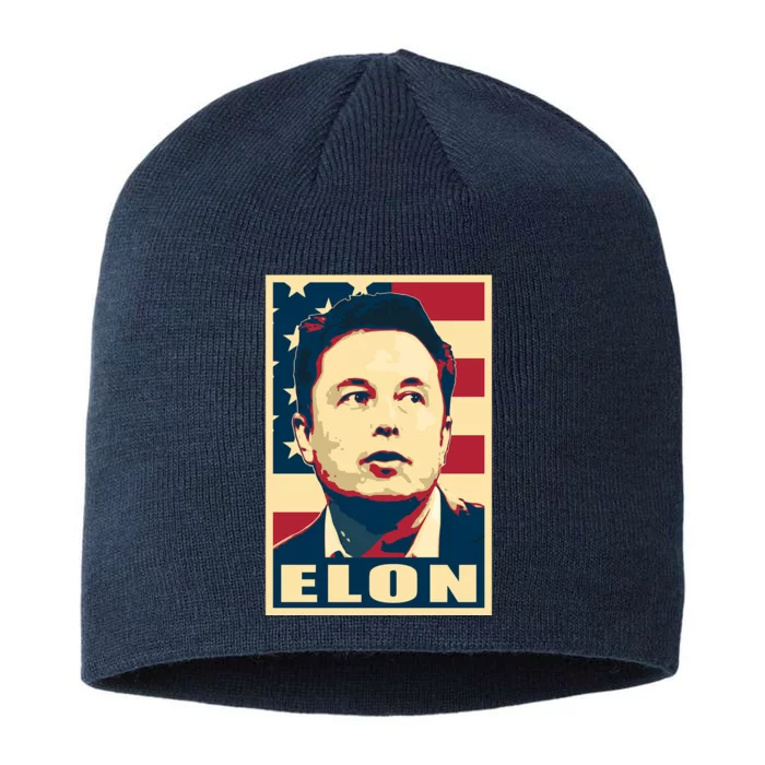 Elon Musk USA Retro 8 1/2in Sustainable Knit Beanie