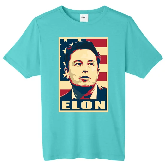 Elon Musk USA Retro ChromaSoft Performance T-Shirt