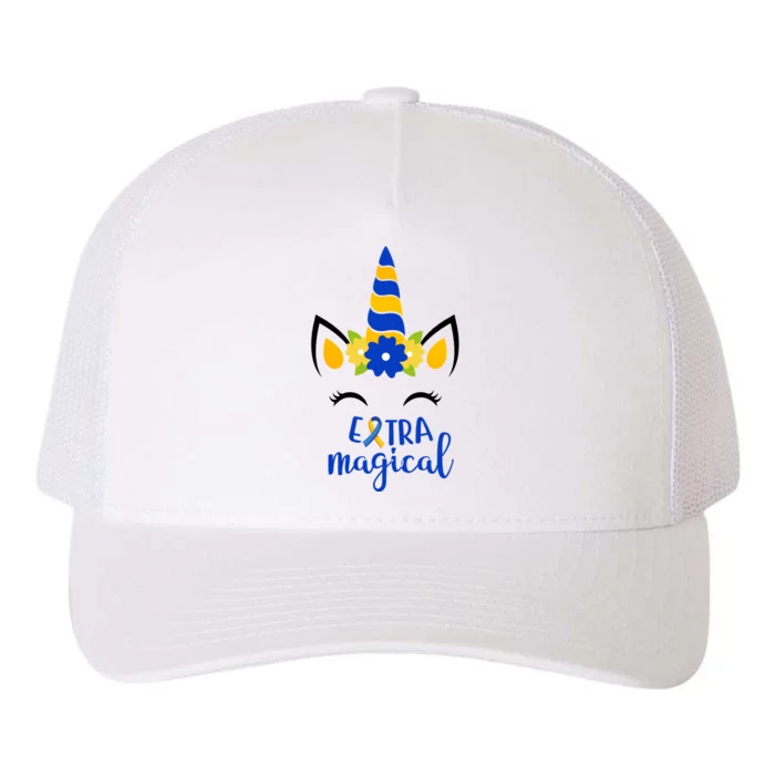 Extra Magical Unicorn Autism Awareness Yupoong Adult 5-Panel Trucker Hat