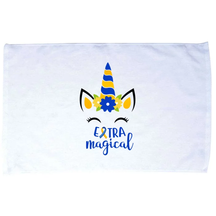 Extra Magical Unicorn Autism Awareness Microfiber Hand Towel