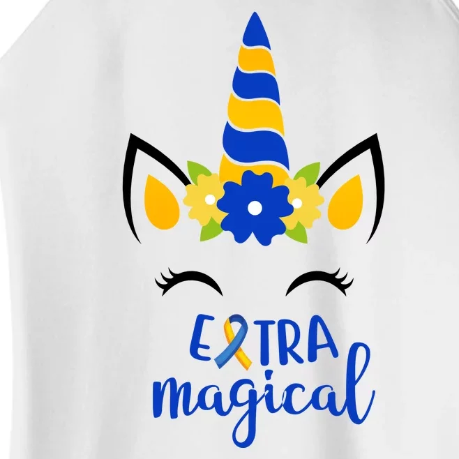 Extra Magical Unicorn Autism Awareness Women’s Perfect Tri Rocker Tank