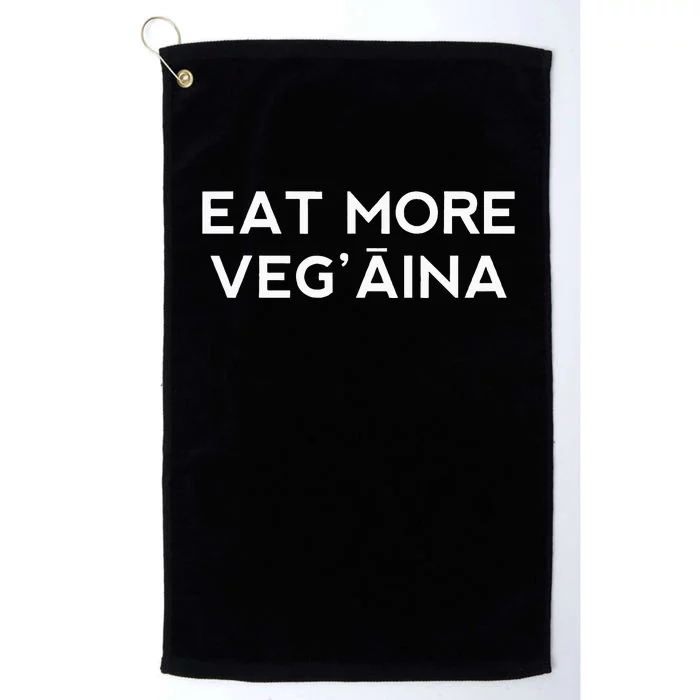 Eat More VegAina Platinum Collection Golf Towel