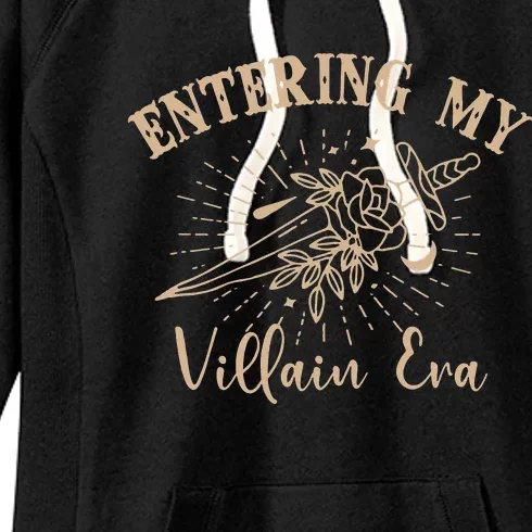 Entering My Villain Era Feminist Book Lover Female Character Women's Fleece Hoodie