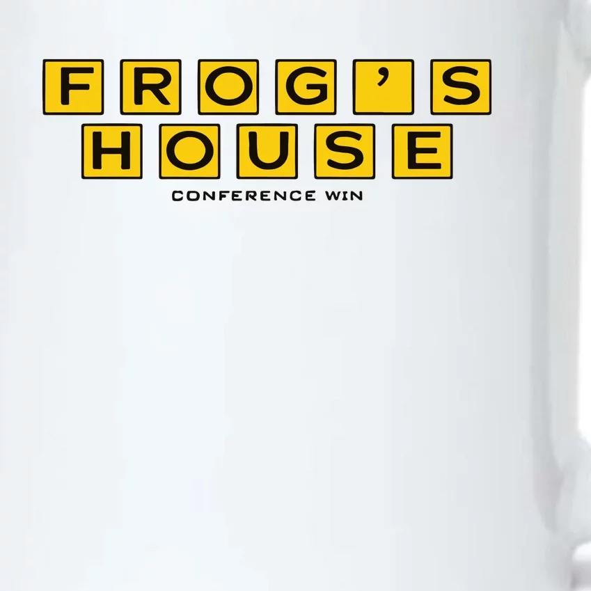 Emanuel Miller Wearing FrogS House Conference Win Black Color Changing Mug