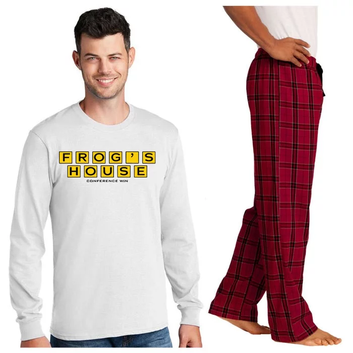 Emanuel Miller Wearing FrogS House Conference Win Long Sleeve Pajama Set