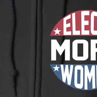 Elect More Women To Office Red Blue Feminist Election Full Zip Hoodie