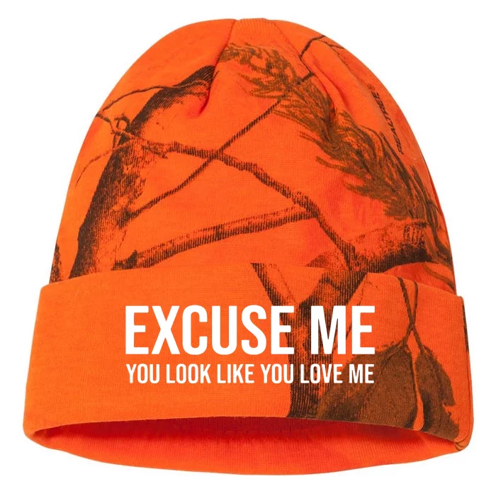 Excuse Me You Look Like You Love Me Kati - 12in Camo Beanie