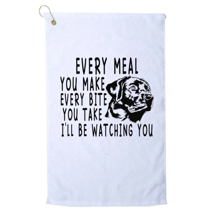 Every Meal You Make Every Bite You Take Kitchen Platinum Collection Golf Towel