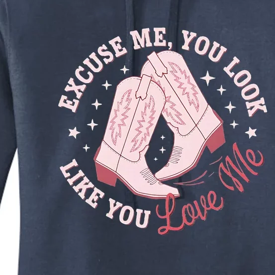 Excuse Me You Look Like You Love Me Women's Pullover Hoodie