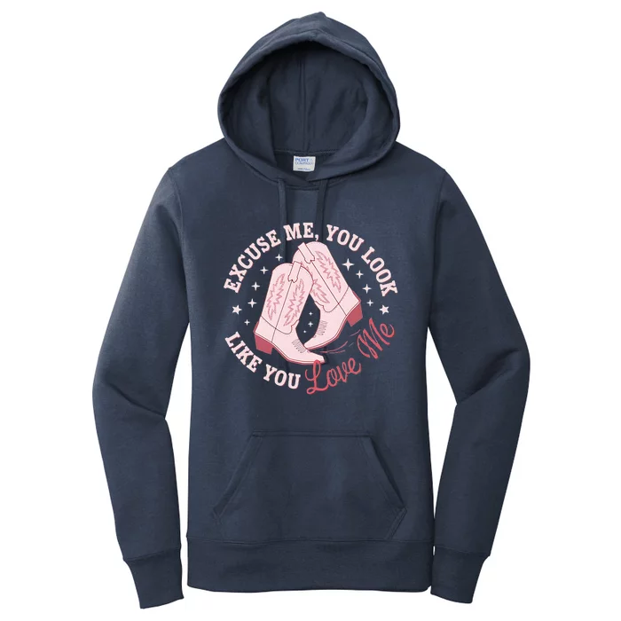 Excuse Me You Look Like You Love Me Women's Pullover Hoodie