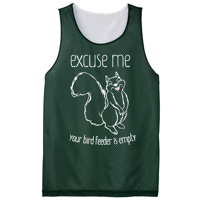 Excuse Me Your Bird Feeder Is EmptyBird Lover Mesh Reversible Basketball Jersey Tank