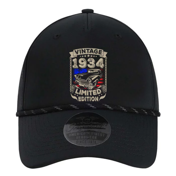 Eighty Nine 1934 90Th 90 Years Old Birthday Gift Grandpa Dad Gift Performance The Dyno Cap