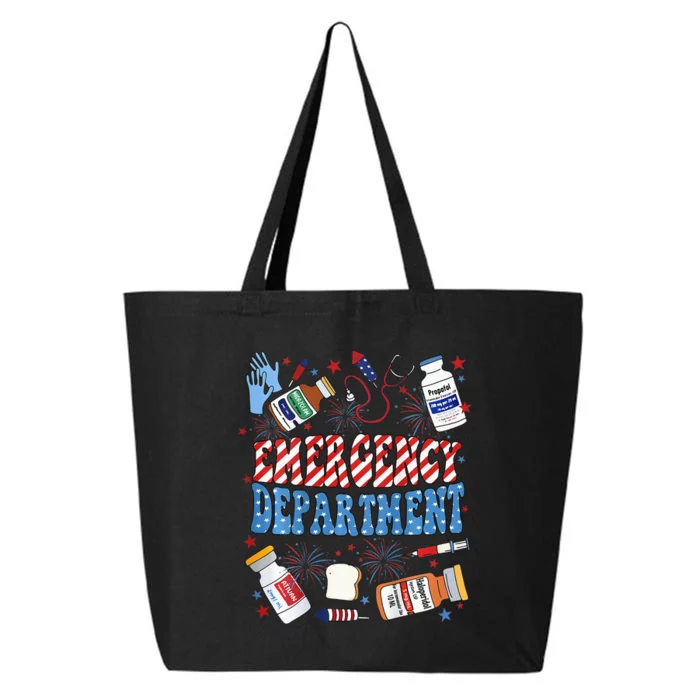 Er Nurse 4th July Emergency Department Er Nurse Graduation 25L Jumbo Tote