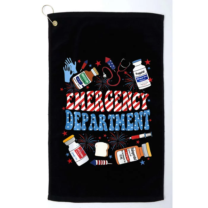 Er Nurse 4th July Emergency Department Er Nurse Graduation Platinum Collection Golf Towel