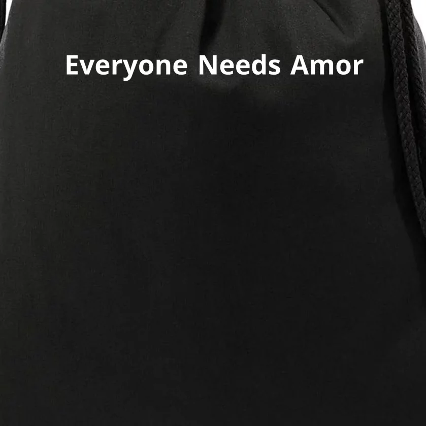 Everyone Needs Amor Drawstring Bag