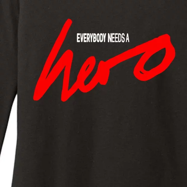 Everybody Needs A Hero Album Womens CVC Long Sleeve Shirt