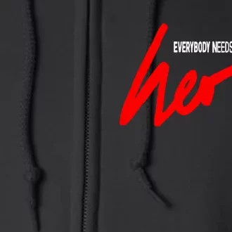 Everybody Needs A Hero Album Full Zip Hoodie