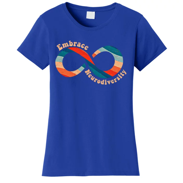 Embrace Neurodiversity Autism Awareness Spectrum Disorder Gift Women's T-Shirt