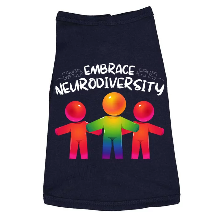 Embrace Neurodiversity Autism Neurodivergent Awareness Doggie Tank