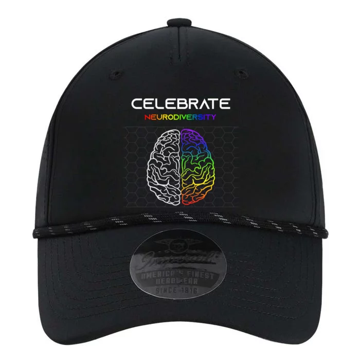 Embrace Neurodiversity Autism Adhd Asd Rainbow Brain Gift Performance The Dyno Cap