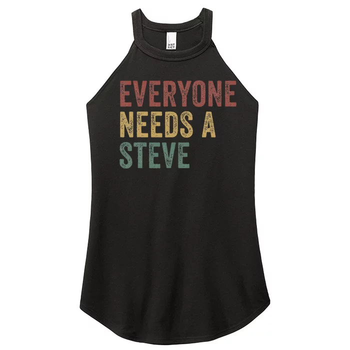 Everyone Needs A Steve Women’s Perfect Tri Rocker Tank