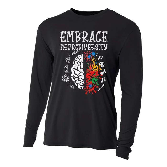 Embrace Neurodiversity Autism Awareness Asd Cooling Performance Long Sleeve Crew