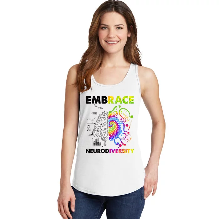 Embrace Neurodiversity Autism Awareness Ladies Essential Tank