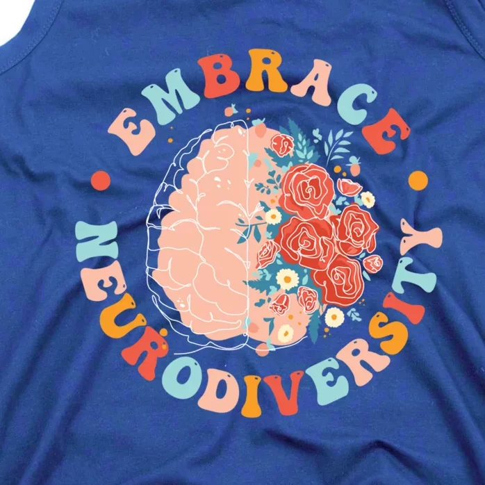 Embrace Neurodiversity Autism Awareness Neurodivergent Gift Tank Top