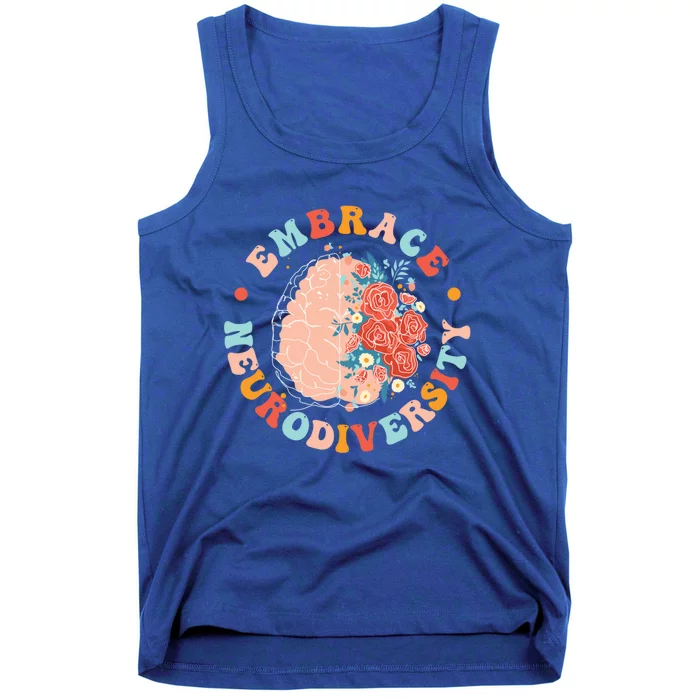 Embrace Neurodiversity Autism Awareness Neurodivergent Gift Tank Top