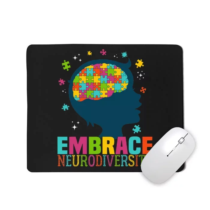 Embrace Neurodiversity Autism Awareness Mousepad