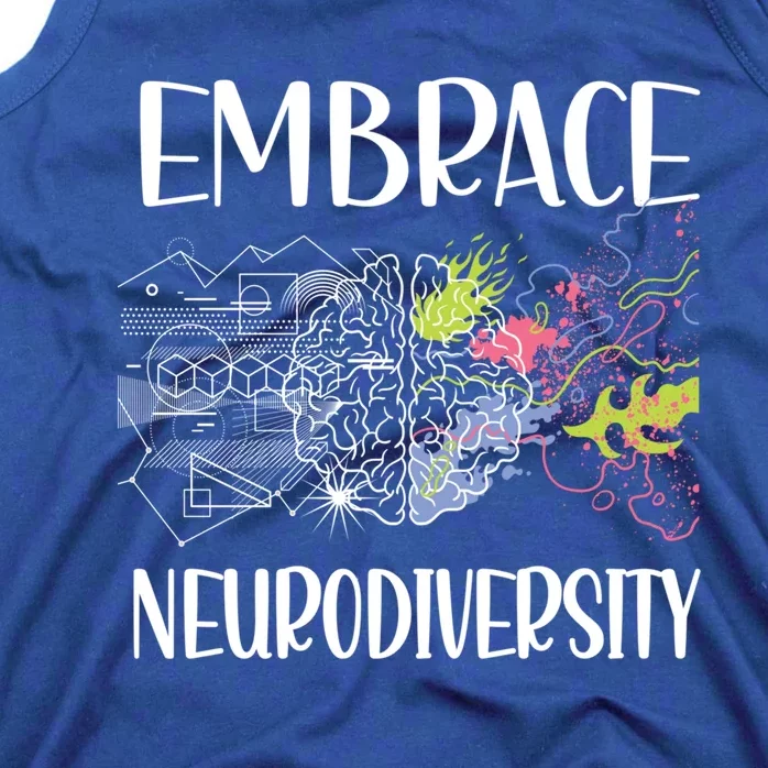 Embrace Neurodiversity Autism Neurodivergent Adhd Gift Tank Top