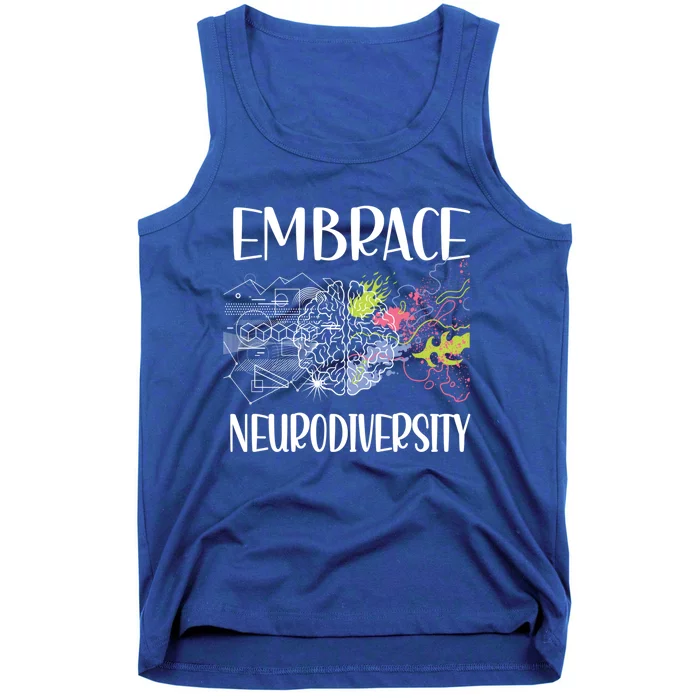 Embrace Neurodiversity Autism Neurodivergent Adhd Gift Tank Top