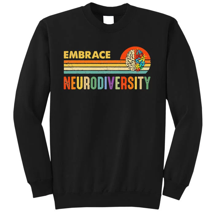 Embrace Neurodiversity Autism Awareness ASD ADHD Vintage Sweatshirt