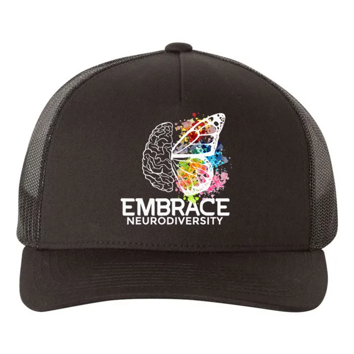 Embrace Neurodiversity Adhd Awareness Yupoong Adult 5-Panel Trucker Hat