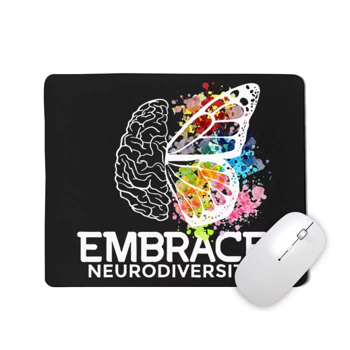 Embrace Neurodiversity Adhd Awareness Mousepad