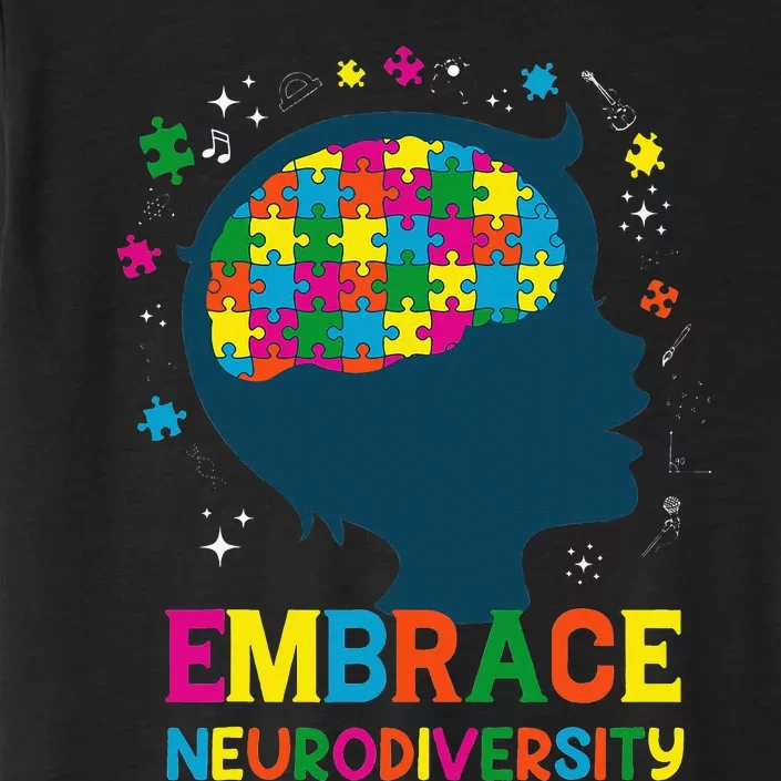 Embrace Neurodiversity Autism Awareness ADHD ChromaSoft Performance T-Shirt