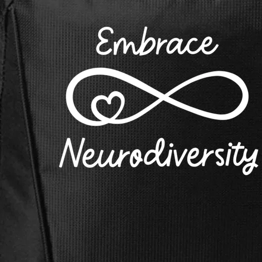 Embrace Neurodiversity Autism Awareness Teacher Mom City Backpack