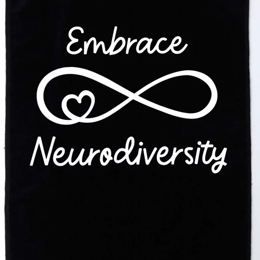 Embrace Neurodiversity Autism Awareness Teacher Mom Platinum Collection Golf Towel