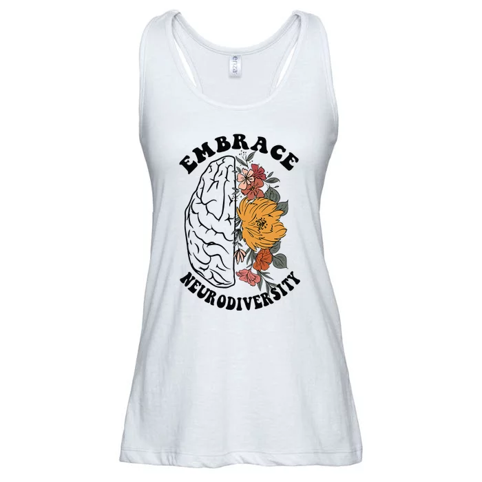 Embrace Neurodiversity Autism Awareness ASD Ladies Essential Flowy Tank