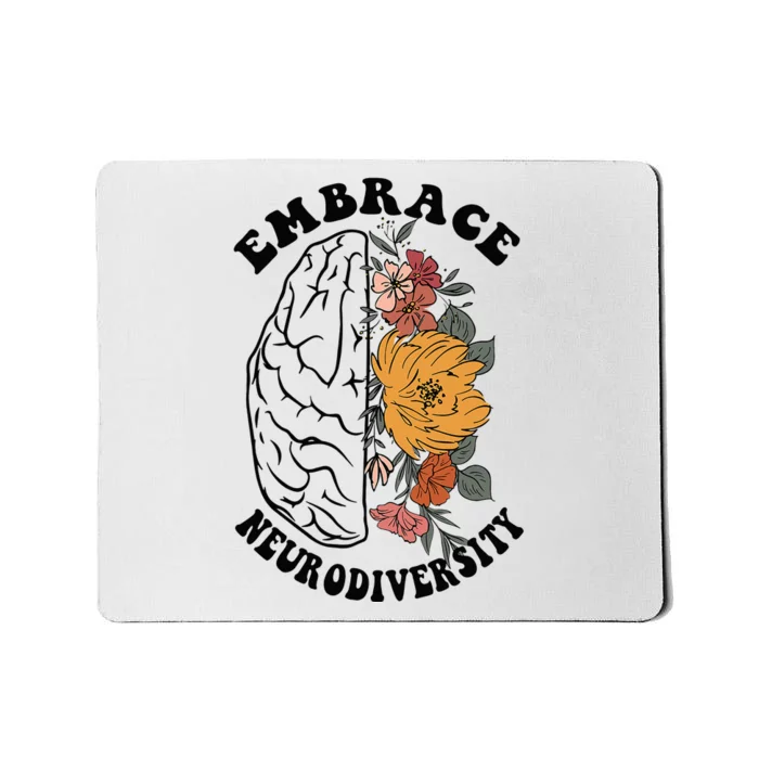 Embrace Neurodiversity Autism Awareness ASD Mousepad