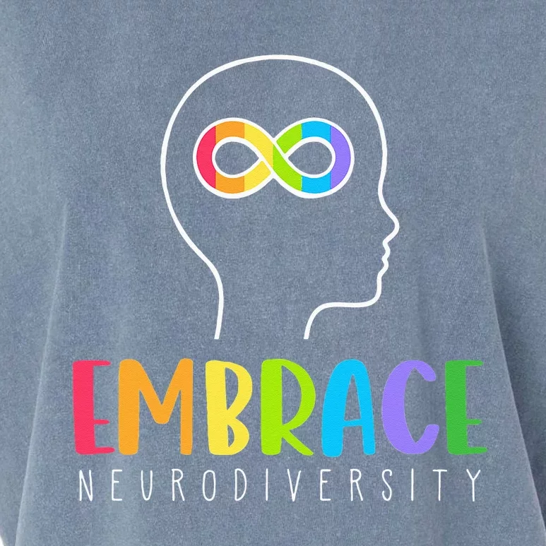 Embrace Neurodiversity Autism Garment-Dyed Women's Muscle Tee