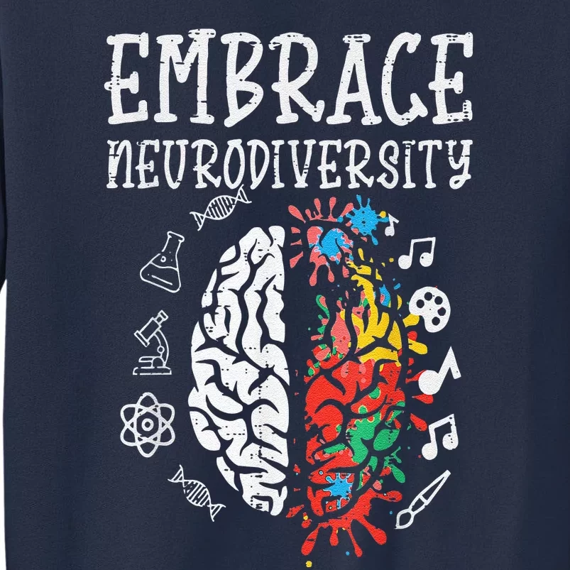 Embrace Neurodiversity Autism Awareness ASD Men Women Sweatshirt