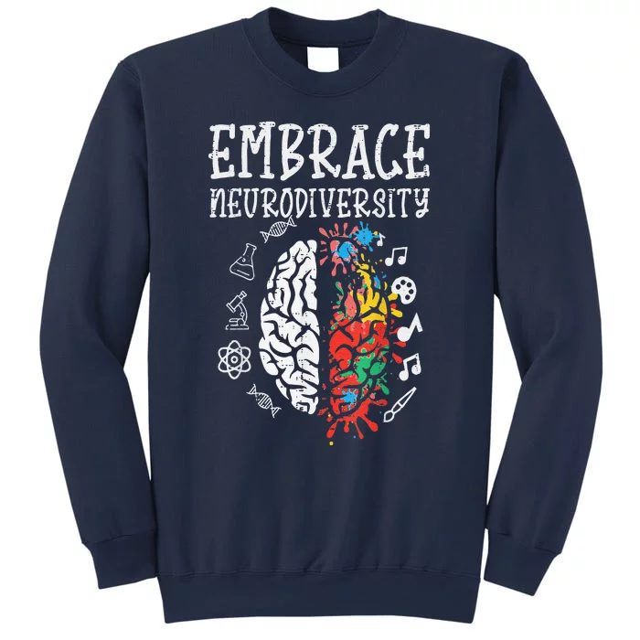 Embrace Neurodiversity Autism Awareness ASD Men Women Sweatshirt