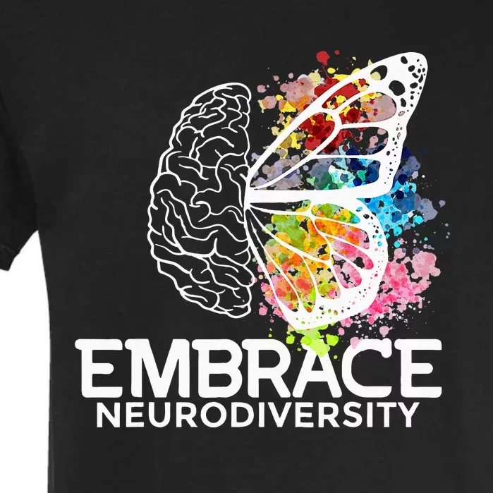 Embrace Neurodiversity adhd awareness Garment-Dyed Heavyweight T-Shirt