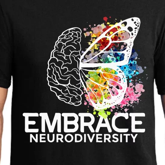 Embrace Neurodiversity adhd awareness Pajama Set