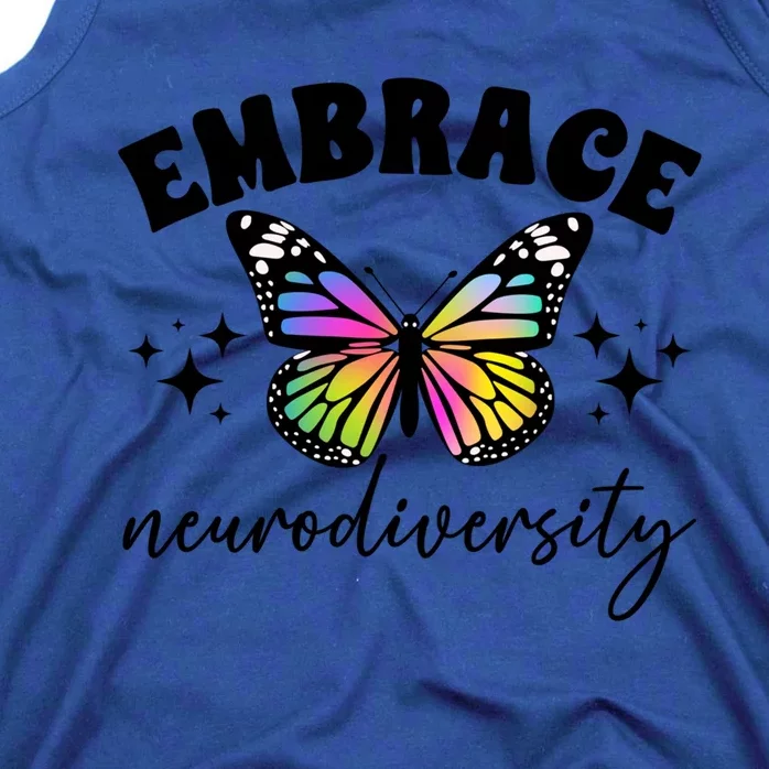 Embrace Neurodiversity Autism Neurodivergent Gift Tank Top